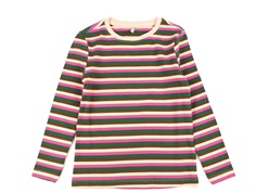 Kids ONLY tropical peach/fuchsia rose striped top